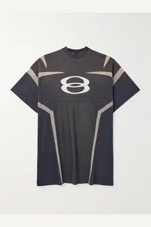 Balenciaga Oversized-T-Shirt aus Baumwoll-Jersey mit Logostickerei - Men - - 3
