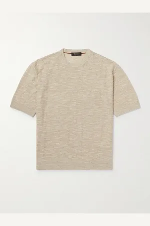 Loro Piana Tori T-Shirt aus einer Leinen-Seidenmischung - Men - - IT 46