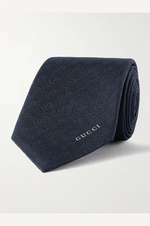 Gucci Krawatte aus Seiden-Jacquard mit „Horsebit“-Muster, 7 cm - Men