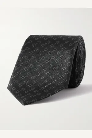 Gucci Krawatte aus Seiden-Jacquard mit „Horsebit“-Muster, 7 cm - Men