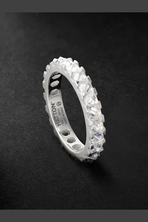 MAD Hatton Labs Spike Memoire-Ring aus Sterlingsilber mit Cubic Zirkonia - Men - - 10