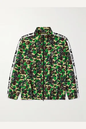 SAINT MXXXXXX BAPE® Jacke aus Twill mit Reißverschluss und Camouflage-Print - Men - - S