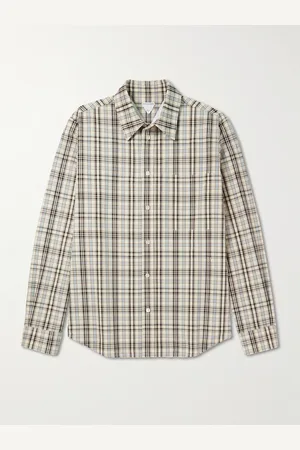 Bottega Veneta Hemd aus kariertem Baumwoll-Oxford - Men - - IT 52