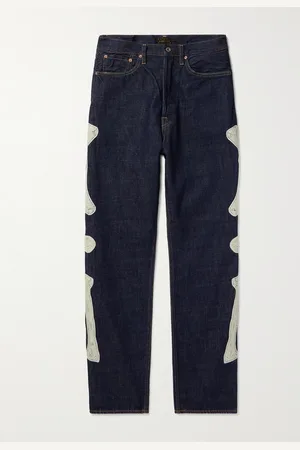 KAPITAL Schmal geschnittene Jeans mit Häkelbesatz - Men - - UK/US 36