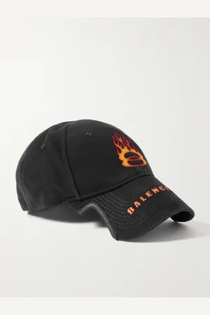 Balenciaga Baseballkappe aus Baumwolldrillich mit Logostickerei und Lederbesatz - Men - - L