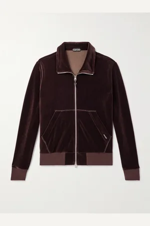 Tom Ford Trainingsjacke aus Velours aus einer Baumwollmischung mit Reißverschluss - Men - - IT 50