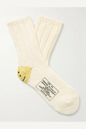 KAPITAL Socken aus einer Baumwollmischung mit Intarsienmotiv - Men