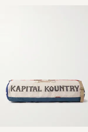 KAPITAL Boston Bowling-Tasche aus Canvas mit Print - Men