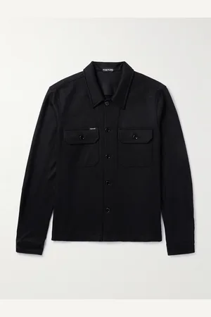 Tom Ford Hemdjacke aus Kaschmir mit Logoapplikation - Men - - IT 46