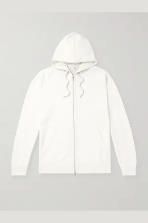 Brunello Cucinelli Kapuzenjacke aus Kaschmir in Rippstrick mit Reißverschluss - Men - - XXXL