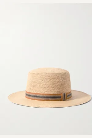 Loro Piana Naoki Strohhut mit Webband - Men - - 57