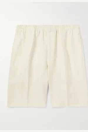 Ermenegildo Zegna Gerade geschnittene Shorts aus „Oasi“-Leinen - Men - - IT 46