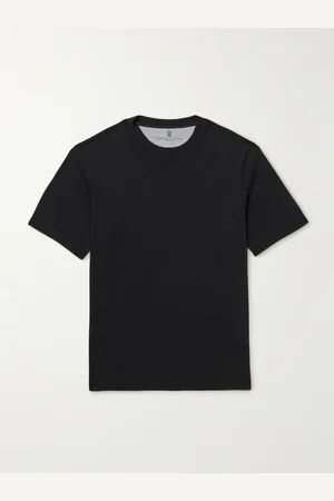 Brunello Cucinelli T-Shirt aus Jersey aus einer Seiden-Baumwollmischung - Men - - XXL