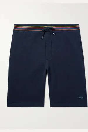 Paul Smith Shorts aus gestreiftem Baumwoll-Jersey mit Logoapplikation - Men - - S