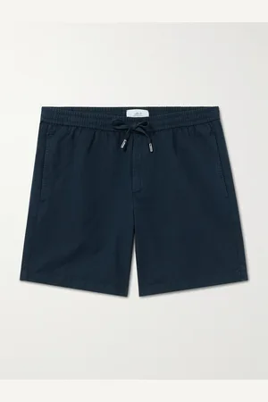 Mr P. Gerade geschnittene Shorts aus einer Baumwoll-Leinenmischung mit Kordelzugbund - Men - - 32