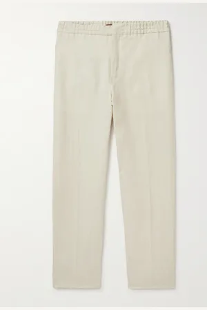 Ermenegildo Zegna Schmal zulaufende Hose aus „Oasi“-Leinen - Men - - IT 50