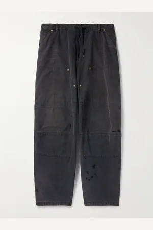Balenciaga Double Knee Jeans mit Kordelzugbund in Distressed-Optik - Men - - IT 48