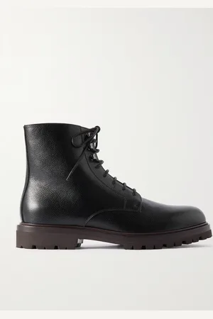 Brunello Cucinelli Schnürstiefel aus vollnarbigem Leder - Men - - EU 45