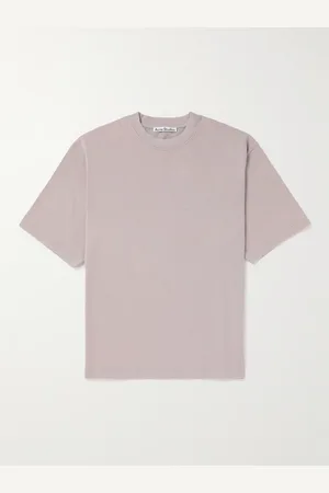 Acne Studios T-Shirt aus Baumwoll-Jersey mit Logoapplikation in Stückfärbung - Men - - M
