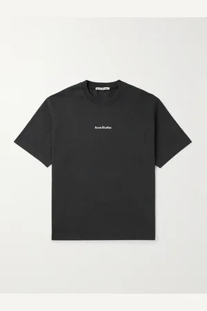 Acne Studios Exford T-Shirt aus Baumwoll-Jersey mit Logoflockdruck - Men - - XS