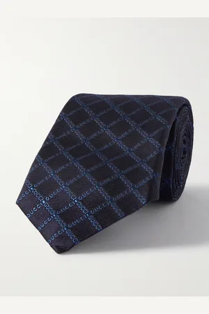 Gucci Krawatte aus Seiden-Twill mit Jacquard-Logomuster, 7 cm - Men