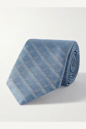 Gucci Krawatte aus Seiden-Twill mit Jacquard-Logomuster, 7 cm - Men
