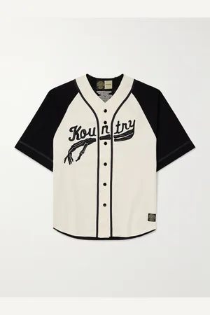 KAPITAL Oversized-Hemd aus Baumwoll-Jersey mit Logoapplikation - Men - - 4