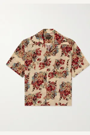 KAPITAL Hemd aus Webstoff mit Blumenprint und Reverskragen - Men - - 3