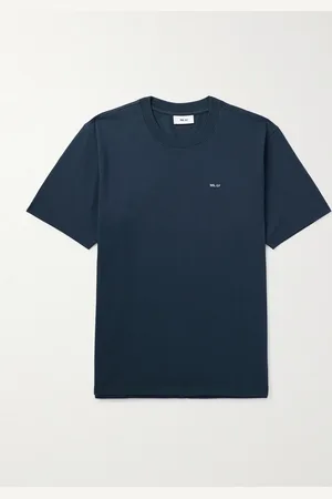 NN.07 Adam 3209 T-Shirt aus Pima-Baumwoll-Jersey mit Logostickerei - Men - - XL