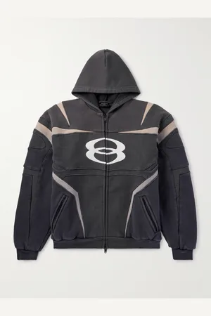 Balenciaga Kapuzenjacke aus einer Baumwollmischung mit Logostickerei - Men - - 1