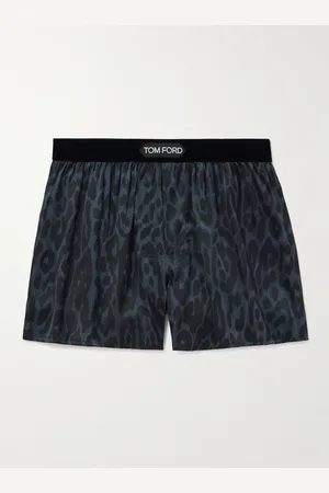Tom Ford Boxershorts aus Stretch-Seide mit Gepardenprint - Men - - S