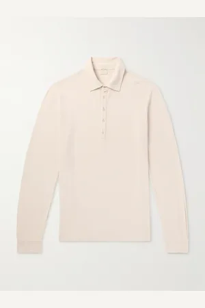 MASSIMO ALBA Ischia Oberteil aus Jersey aus einer Baumwoll-Kaschmirmischung mit Polokragen - Men - - XXL