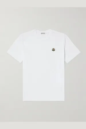 Moncler Set aus drei T-Shirts aus Baumwoll-Jersey mit Logoapplikation - Men - - XXL