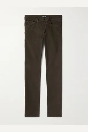 Tom Ford Schmal geschnittene Hose aus Moleskin aus einer Baumwollmischung - Men - - UK/US 36