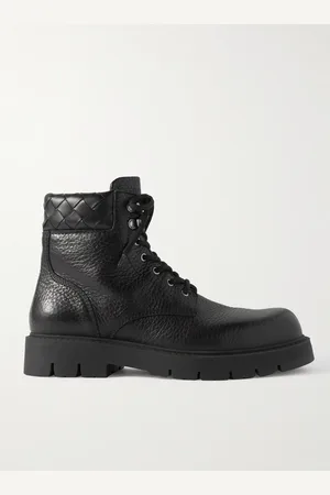 Bottega Veneta Haddock Schnürstiefel aus vollnarbigem Leder - Men - - EU 45