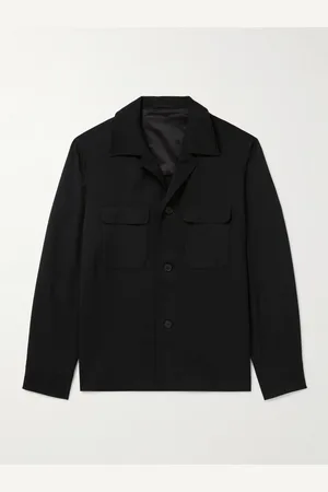Mr P. Hemdjacke aus Woll-Twill - Men - - S