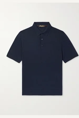 Loro Piana Schmal geschnittenes Polohemd aus einer Mischung aus Wolle, Seide und Kaschmir - Men - - IT 56