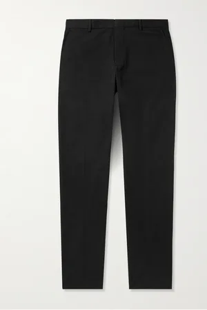 Ermenegildo Zegna Gerade geschnittene Chino aus Stretch-Baumwoll-Twill in Stückfärbung - Men - - IT 56