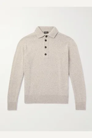 Ermenegildo Zegna Schmal geschnittener Pullover aus einer Woll-Kaschmirmischung mit Polokragen - Men - - IT 52