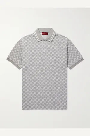 Gucci Polohemd aus Baumwoll-Piqué mit Logomuster - Men - - M