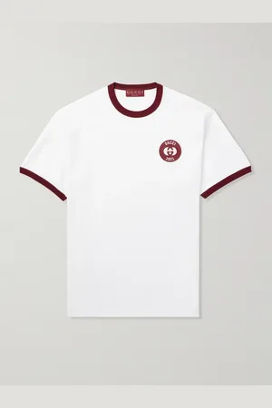 Gucci T-Shirt aus Baumwoll-Jersey mit Logostickerei - Men - - L