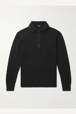 Ermenegildo Zegna Schmal geschnittener Pullover aus einer Woll-Kaschmirmischung mit Polokragen - Men - - IT 52