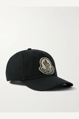 Moncler Baseballkappe aus Baumwoll-Twill mit Logoapplikation - Men