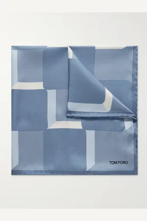 Tom Ford Einstecktuch aus bedrucktem Seiden-Twill - Men