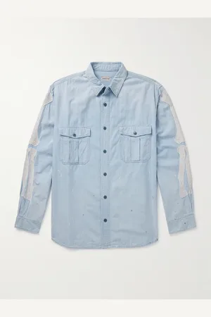 KAPITAL Hemd aus Baumwoll-Chambray mit Stickereien - Men - - 3