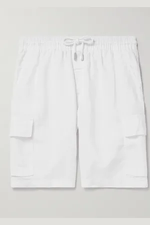 Vilebrequin Gerade geschnittene Cargoshorts aus Leinen mit Kordelzugbund - Men - - XXXL