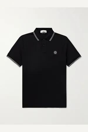 Stone Island Polohemd aus Stretch-Baumwoll-Piqué mit Logoapplikation - Men - - L