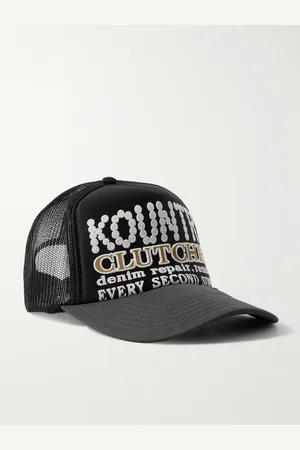 KAPITAL Pearl Clutcher Baseballkappe aus Canvas und Mesh mit Print - Men