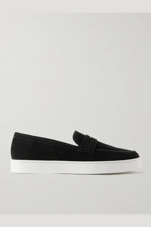 Manolo Blahnik Ellis Pennyloafers aus Veloursleder - Men - - UK 10