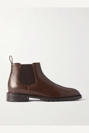 Manolo Blahnik Brompton Chelsea Boots aus vollnarbigem Leder - Men - - UK 9